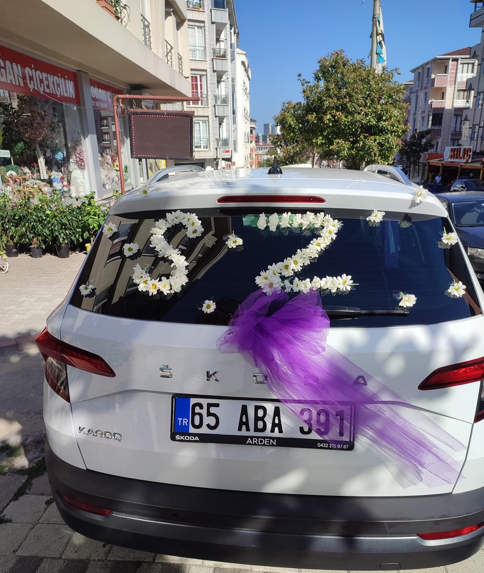 Gelin Damat Araba sslemesi