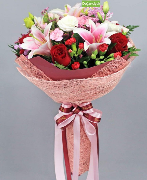 Lilyum Romantik Buket